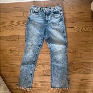 Veronica Beard Light Blue Straight-Leg Jeans